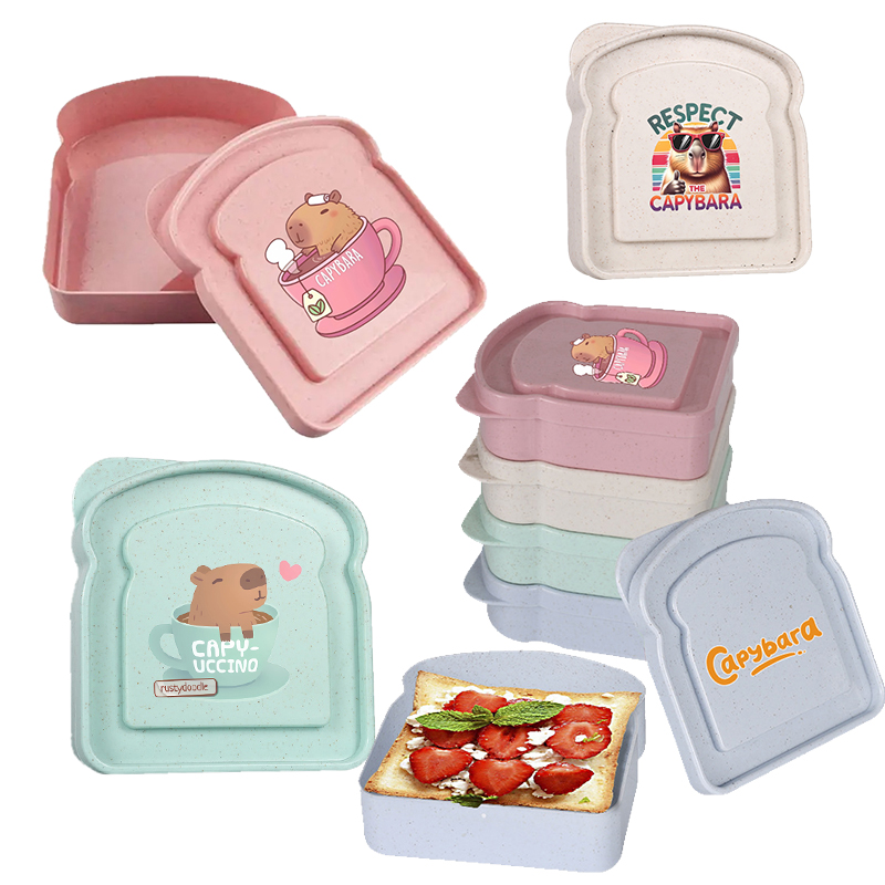 Home Cooking Food - Capybara Sandwich Food Storage Case Container