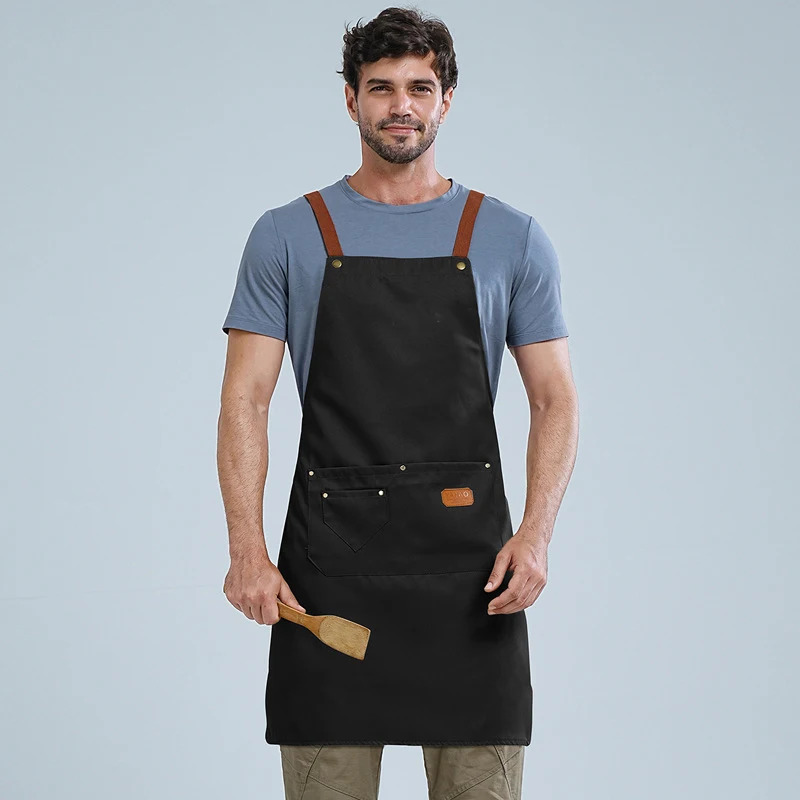Home Cooking Chef - Waterproof Cross Back Adjustable Kitchen Apron