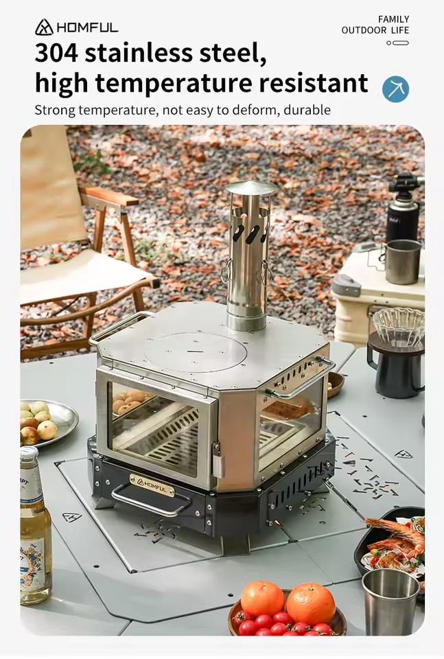 HOMFUL Portable Firewood Stove - Home Cooking Cookbook ulasan dan harga