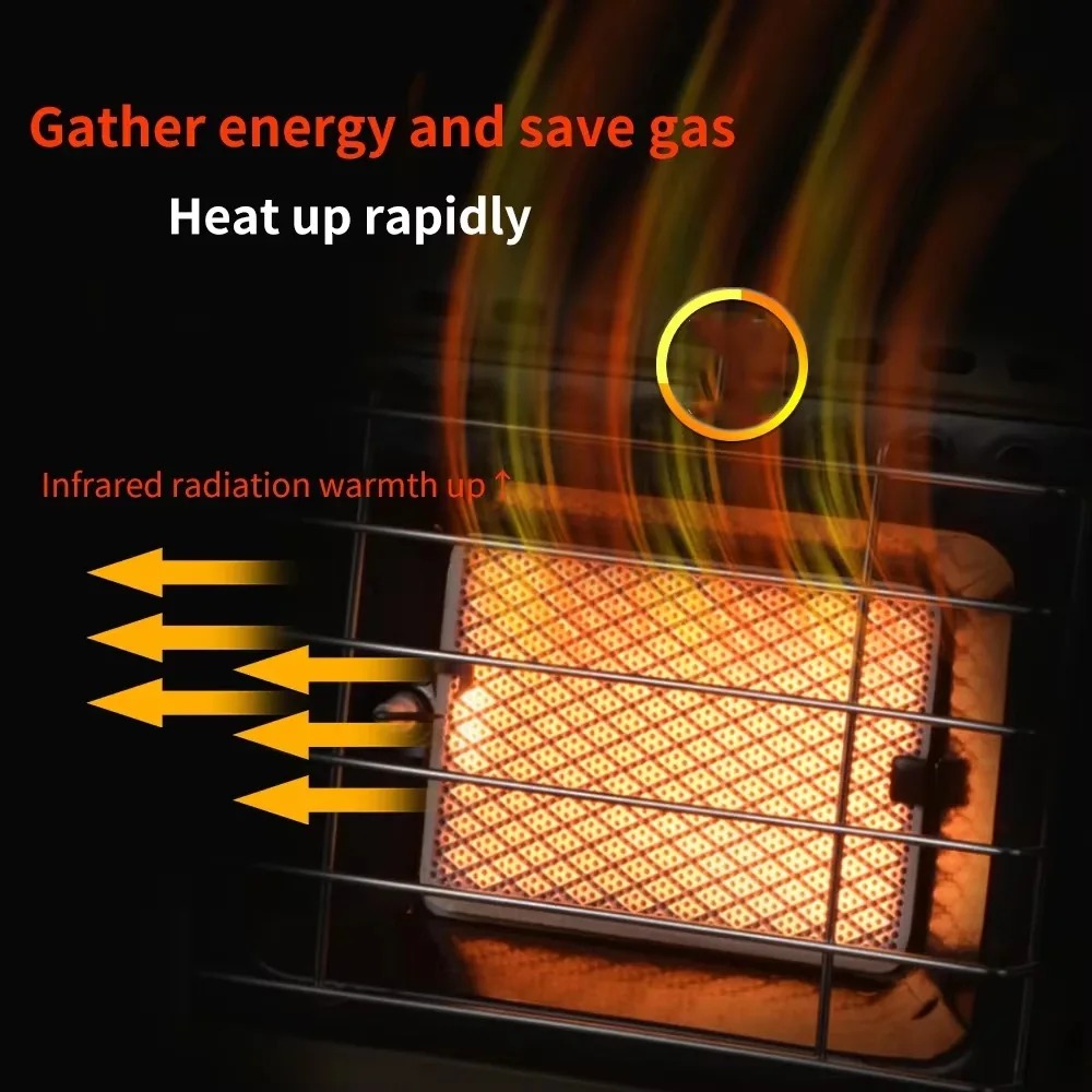 Portable 1.5KW Gas Stove Heate - Home Cooking Heater ulasan dan harga