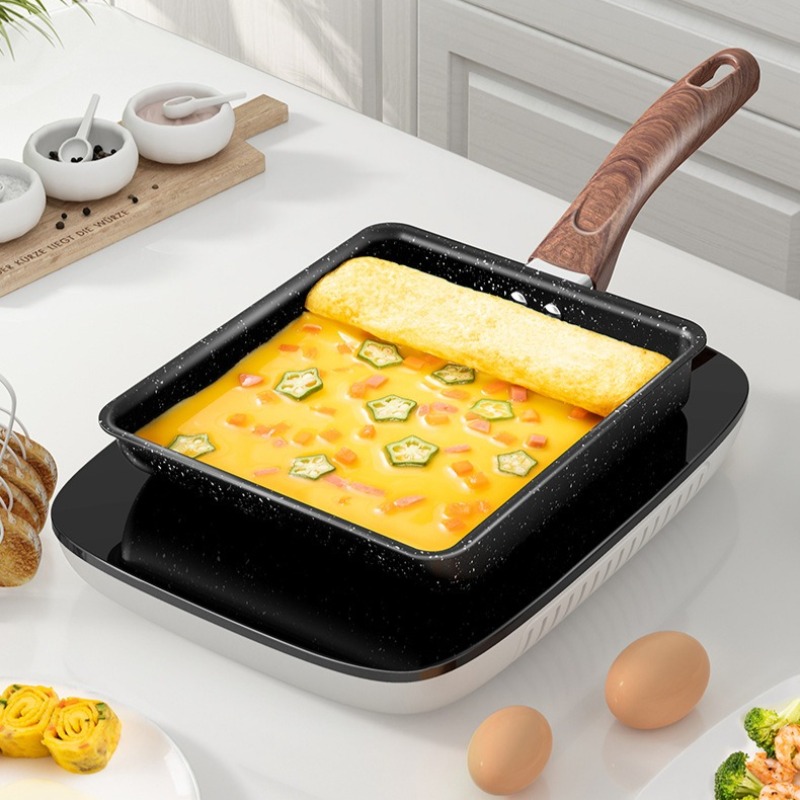 Japanese Tamagoyaki Square Non - Home Cooking Egg Roll ulasan dan harga