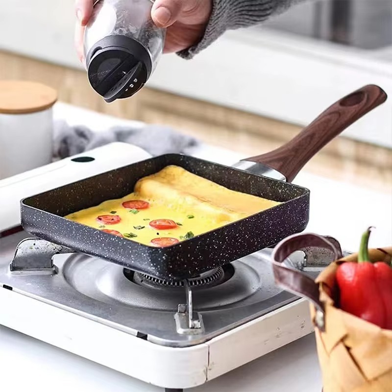 Japanese Tamagoyaki Square Non - Home Cooking Egg Roll ulasan dan harga
