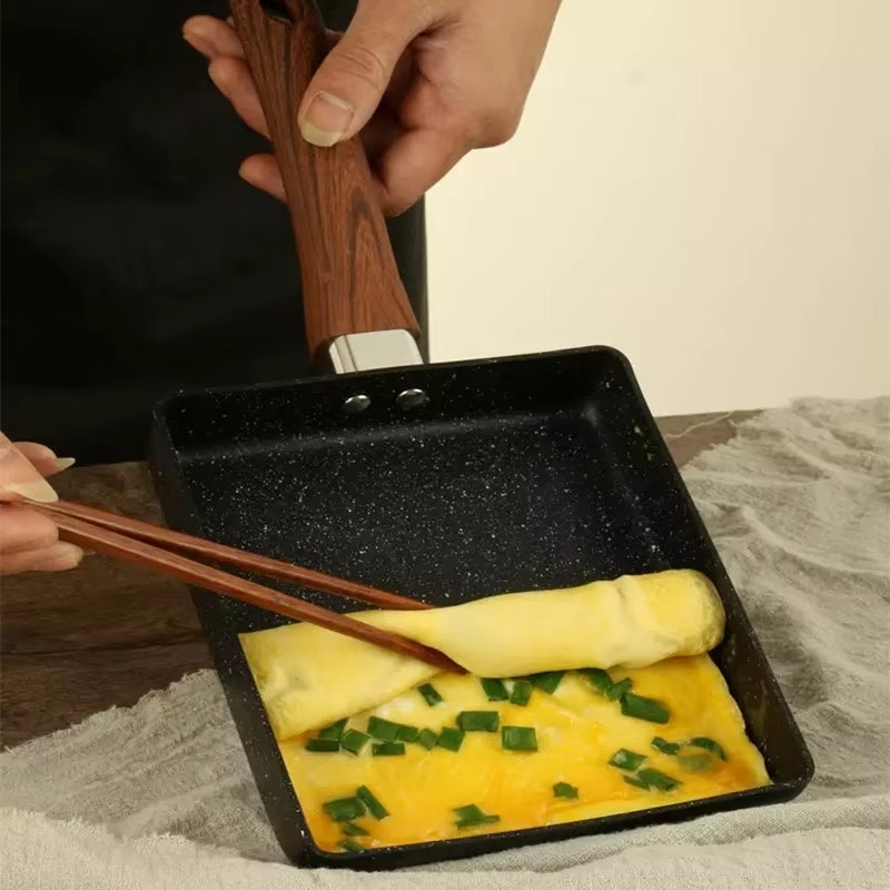 Japanese Tamagoyaki Square Non - Home Cooking Egg Roll ulasan dan harga