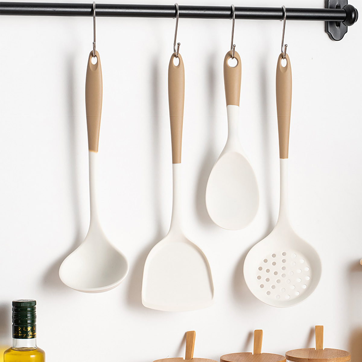 4pcs Silicone Kitchenware Uten - Home Cooking Cookbook ulasan dan harga