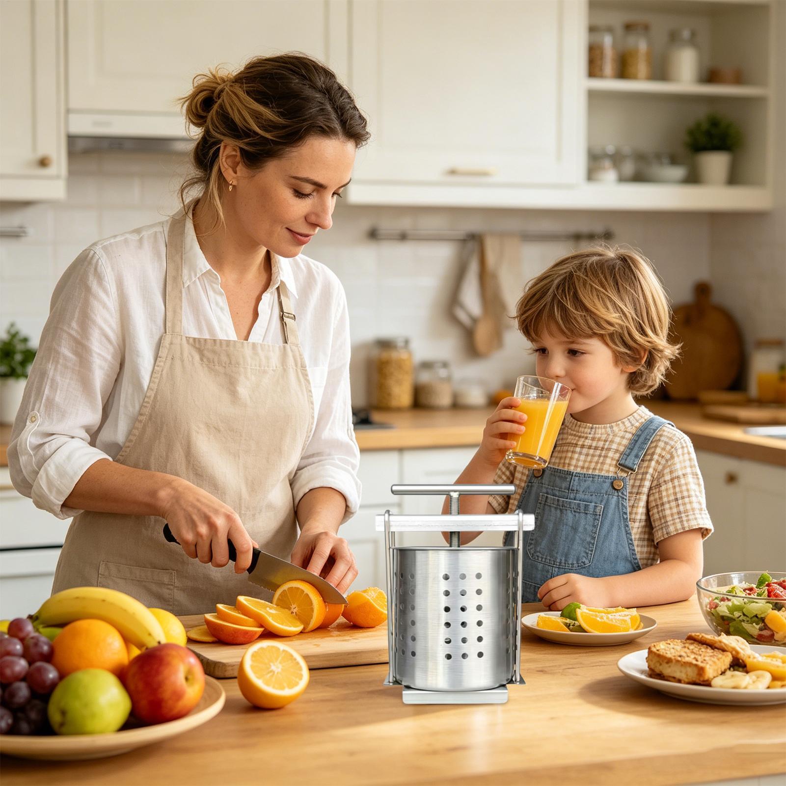 Fruit Wine Press 2.5L Stainles - Home Cooking Chef ulasan dan harga