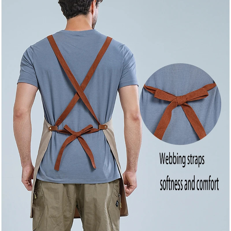 Waterproof Cross Back Adjustab - Home Cooking Chef ulasan dan harga