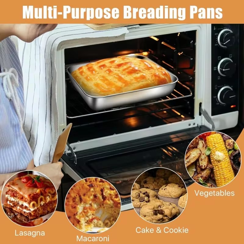 3-Piece Stainless Steel Food S - Home Cooking Food ulasan dan harga