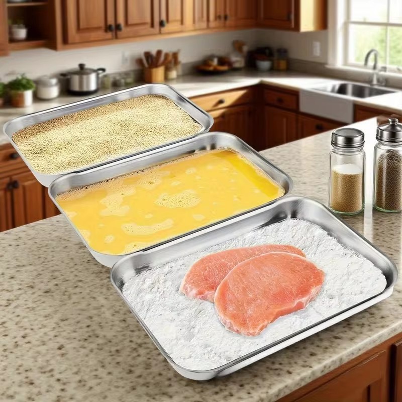 3-Piece Stainless Steel Food S - Home Cooking Food ulasan dan harga