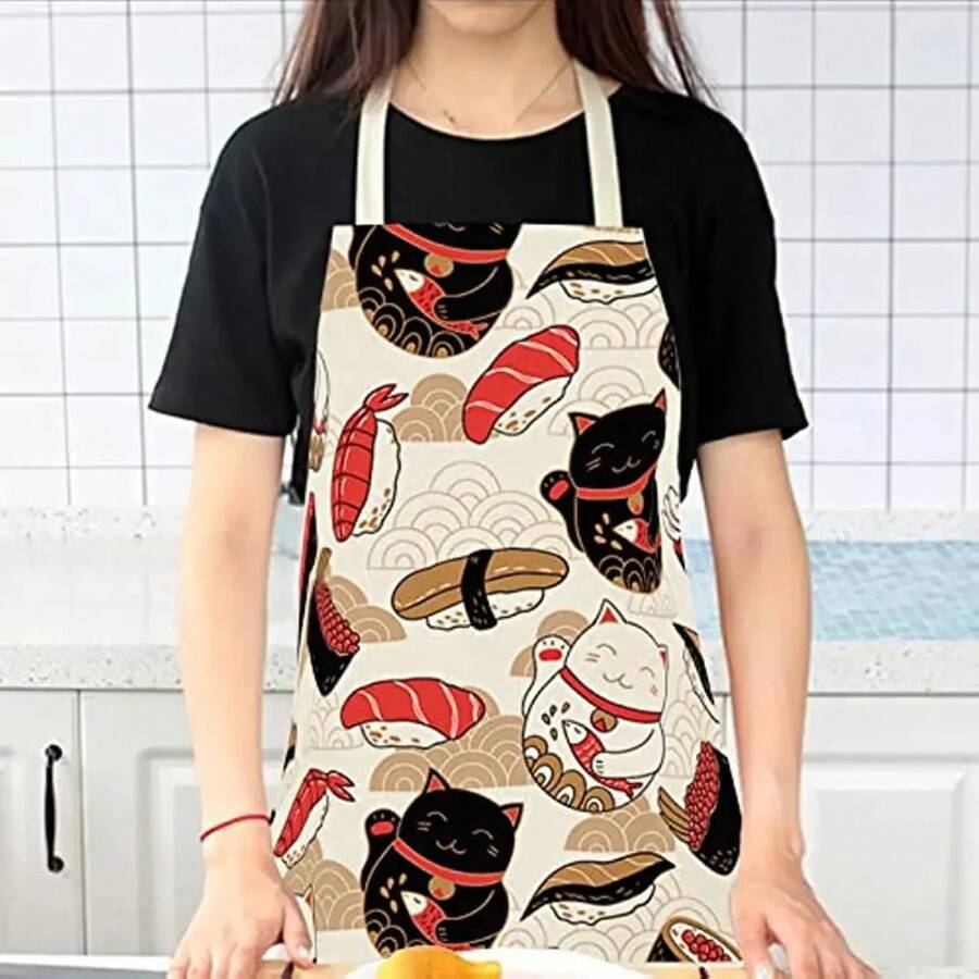 Cute Colorful Cats Pattern Kit - Home Cooking Chef ulasan dan harga