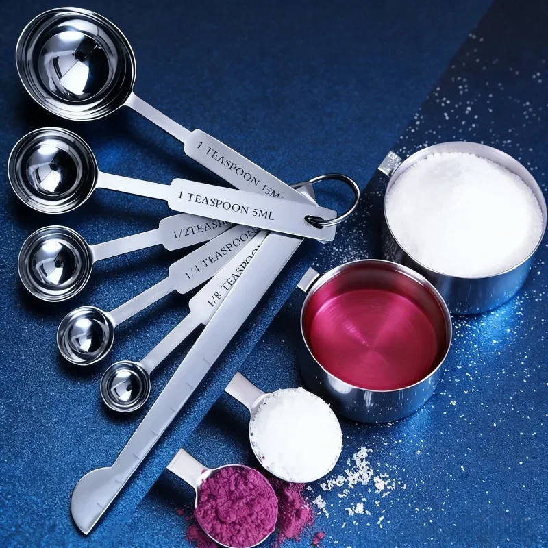 Stackable Stainless Steel Meas - Home Cooking Cookbook ulasan dan harga